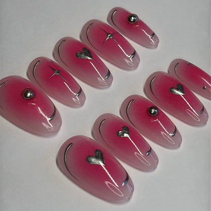 Pink Aura & Chrome Hearts Set