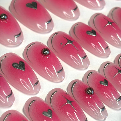 Pink Aura & Chrome Hearts Set